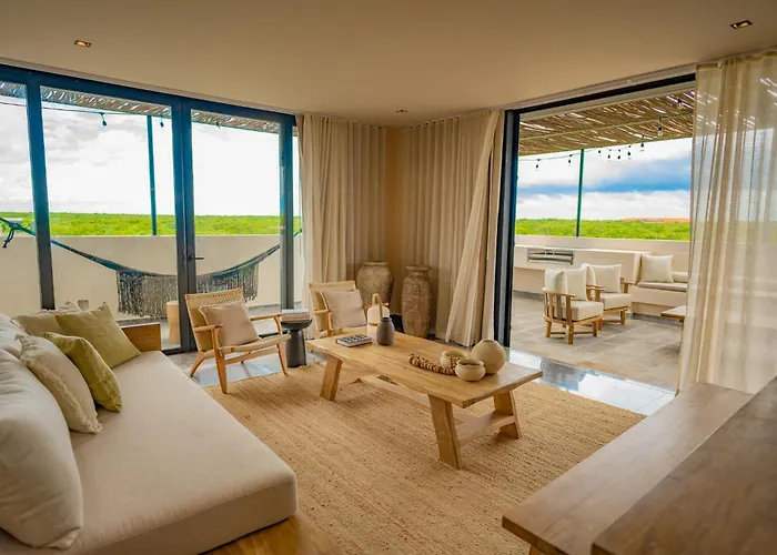 Jungle Sunset Penthouse In Tulum With Private Pool, 5 Min From Beach