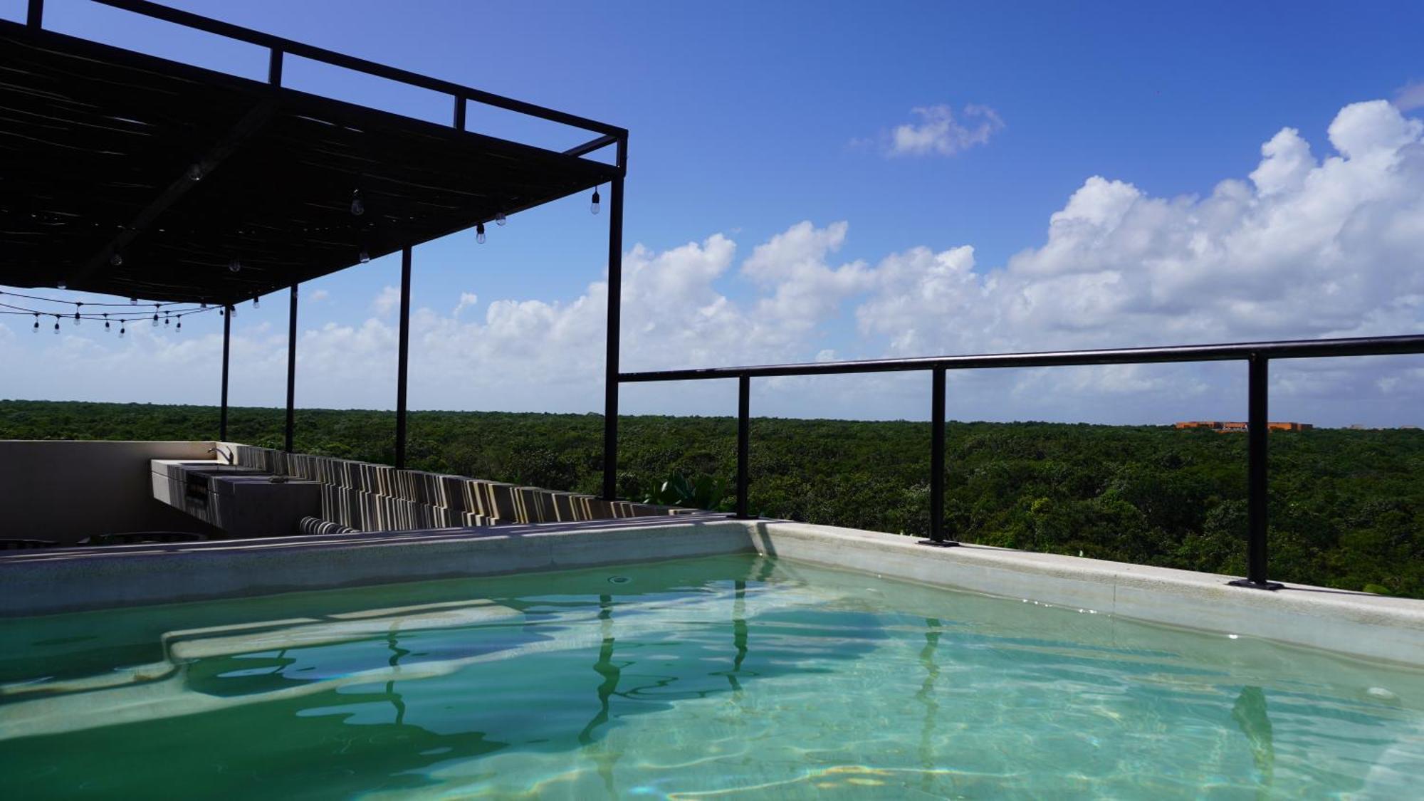 Jungle Sunset Penthouse In With Private Pool, 5 Min From Apartment *