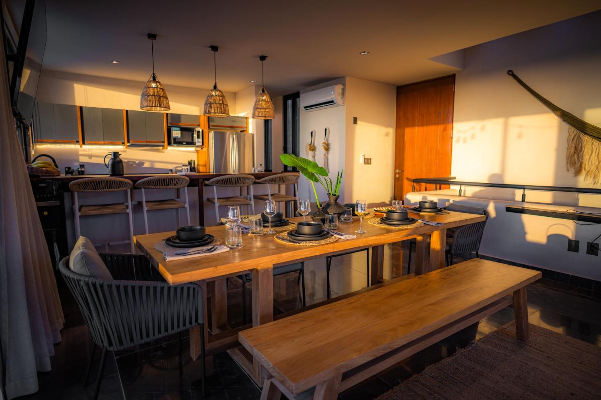 Jungle Sunset Penthouse In With Private Pool, 5 Min From Appartement Tulum